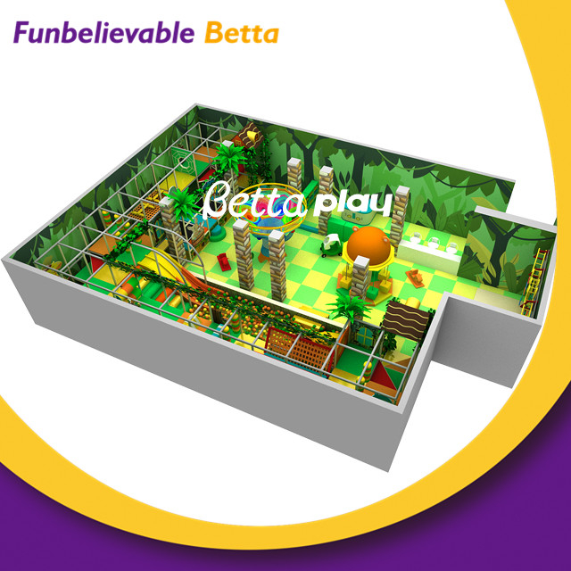  Parque infantil comercial interior del parque infantil del bosque suave del juego de los ni&ntilde;os interior