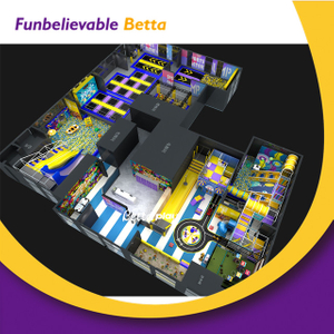 Bettaplay-pista de salto de obst&aacute;culos profesional para interiores, parque de trampol&iacute;n interior para ni&ntilde;os y adultos, parque infantil sensorial