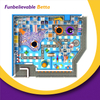 Bettaplay 500㎡ معدات منطقة اللعب ملعب داخلي للعب الأطفال