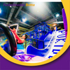 Bettaplay Trampoline Park قوس قزح منحدر التزلج الجاف لحديقة الترامبولين للأطفال للبيع