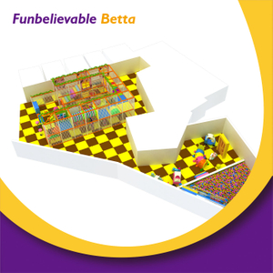 Bettaplay Kids Naughty Castle, colorido para ni&ntilde;os y ni&ntilde;os peque&ntilde;os, parque infantil peque&ntilde;o de 8,6x6M, equipo interior, parque infantil suave a la venta