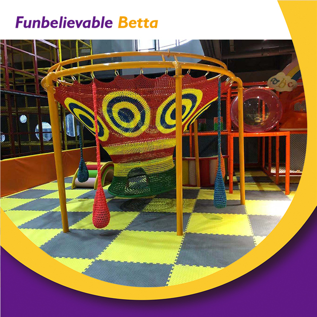 Bettaplay تخصيص لعبة التسلق الساخنة قوس قزح Crocket Nets Kids for Indoor Playground 