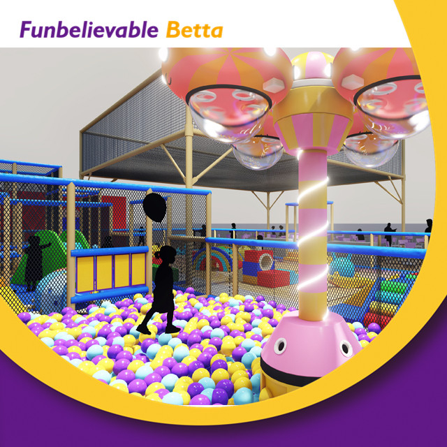 Equipo de juegos interior comercial para ni&ntilde;os de 1390 m2