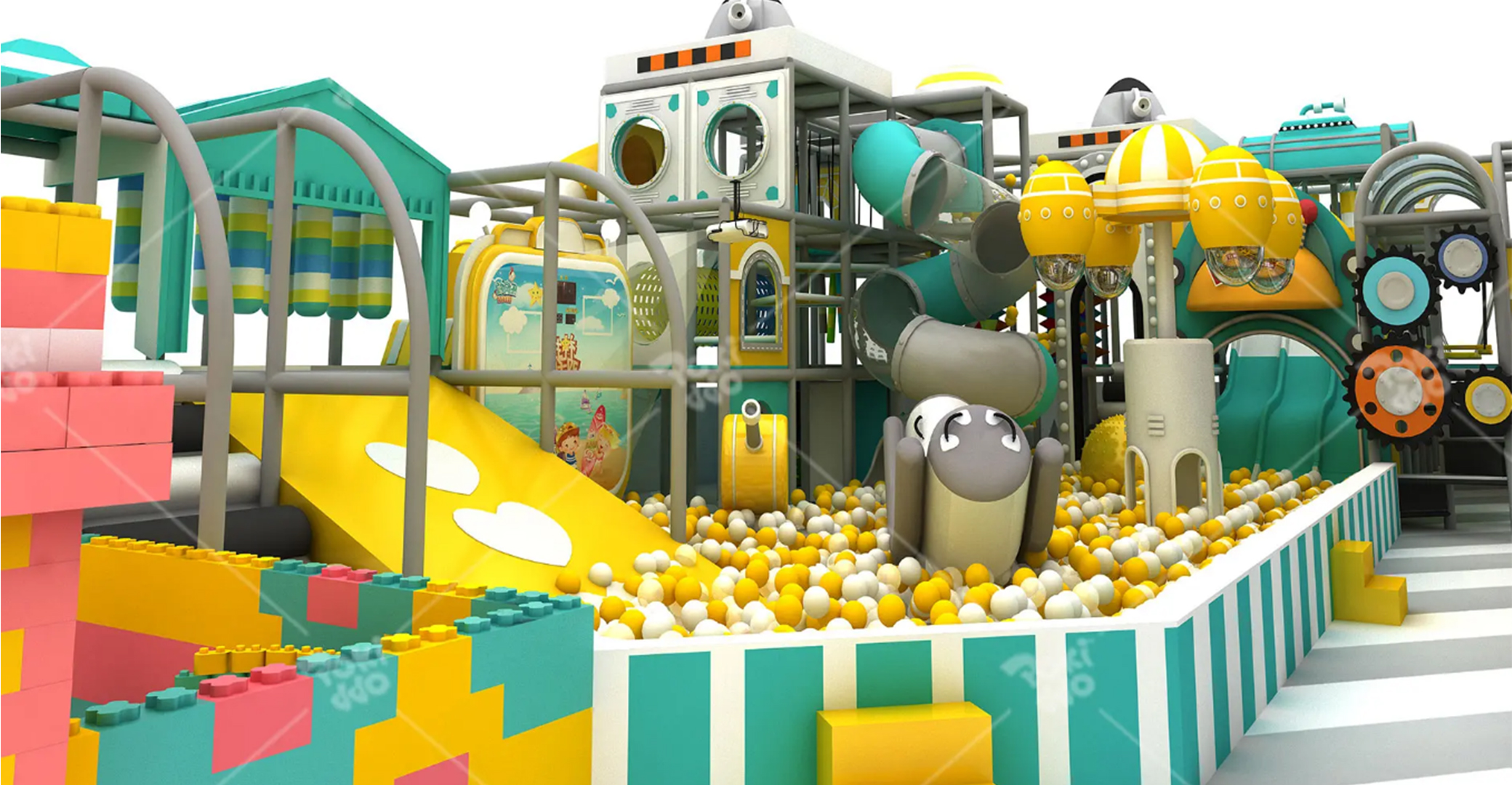 Caso de dise&ntilde;o POKIDDO: un parque infantil de 560 m&sup2; en Arabia Saudita