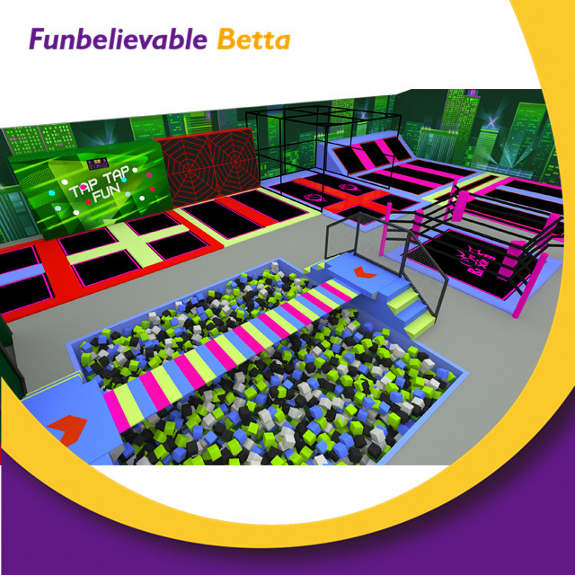 Bettaplay 2000 кв.м. Play-Standard Детская крытая игровая площадка, батутный парк 