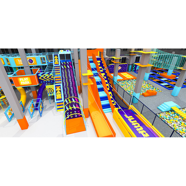 Bettaplay 3000SQM تصميم حديث الأطفال معدات الملعب الداخلي التجاري الممتازات الملونة للبيع