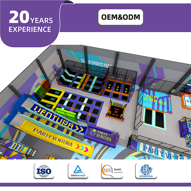 BETTAPLAY 2000SQM Commercial Play Play Indoor Adventure Playground للأطفال المتاهات الفضائية مع الشرائح