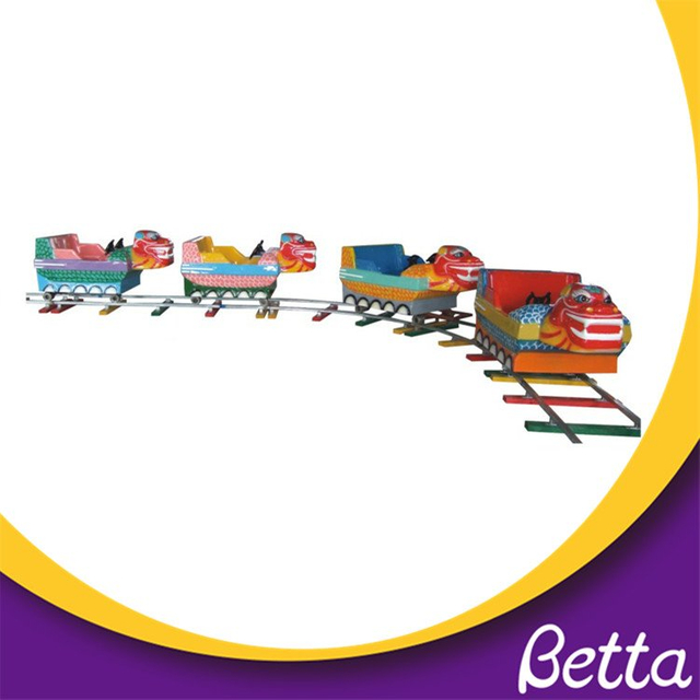 قطار سكك حديدية كهربائي على شكل بجعة للأطفال