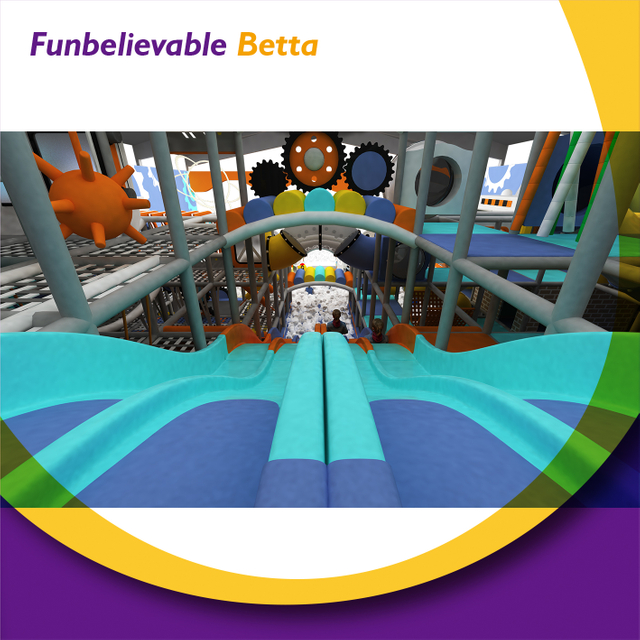 Bettaplay Indoor Naughty Castle Equipo de juegos para juegos Centro de juegos Equipo de juegos para interiores residenciales