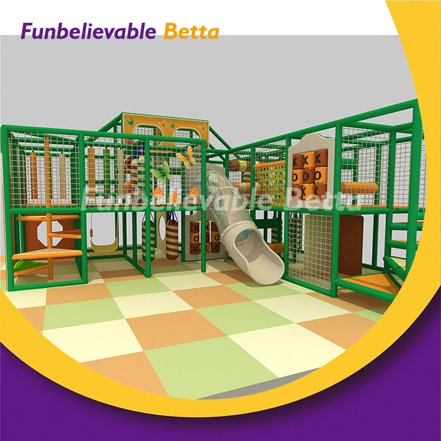 Bettaplay, alta calidad, tema de bosque verde, Color verde, equipo de juegos interior para ni&ntilde;os, laberinto de juegos interior para ni&ntilde;os