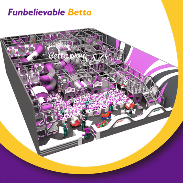 Bettaplay Gran patio de juegos interior Equipo de juegos suaves para juegos infantiles Fabricante de equipos de trampol&iacute;n para patios de juegos interiores para ni&ntilde;os