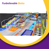 Bettaplay 4552 m2 Juego de juegos interior personalizado con tobog&aacute;n LED para ni&ntilde;os Parque de diversiones Equipo de juego interior en venta Parque de trampolines