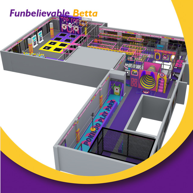 Bettaplay 1900 кв.м. Самое популярное крытое игровое оборудование Soft Play Children Park