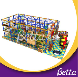 Bettaplay Multi-layer climbing wall kids adventure equipment rope course