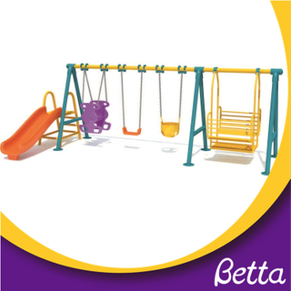 Outdoor steel fitness garden swings chair equipment