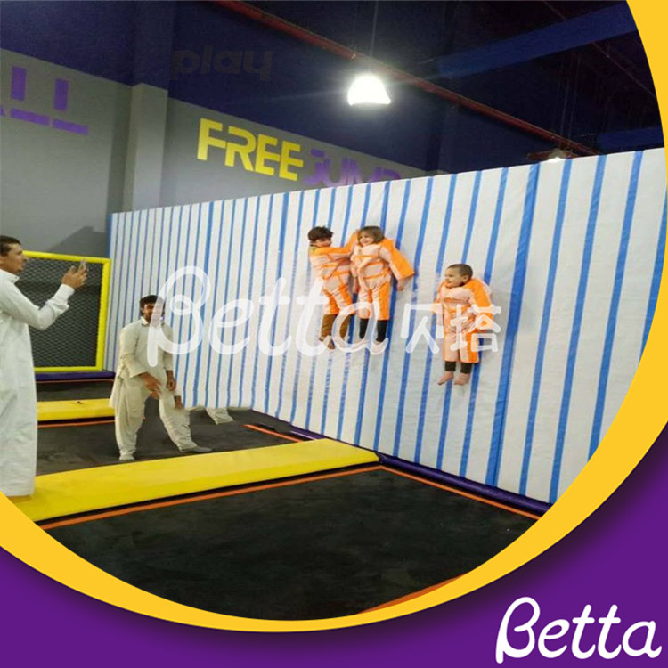 2019 Bettaplay Big Indoor Trampoline Park With Spider Wall