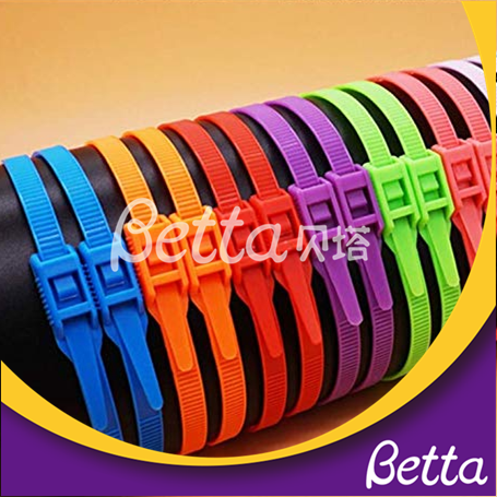 Bettaplay Wholesale Nylon Heavy Duty Secure Durable Cable Tie To Foam Tube For Indoor Playground