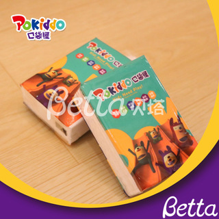 Pokiddo Franchise Products For Indoor Playground Promotion Mini Disposable Facial Pocket Tissue