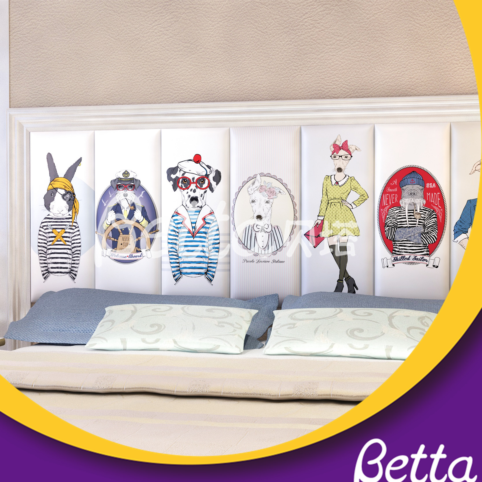 Safety Soft Wall Cushion for Kindergarten