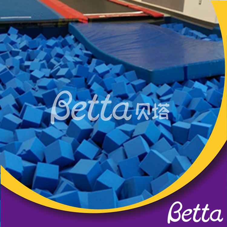 Bettaplay foams pit and foam cube For Build Indoor Trampolines With Foam Pit For Sale
