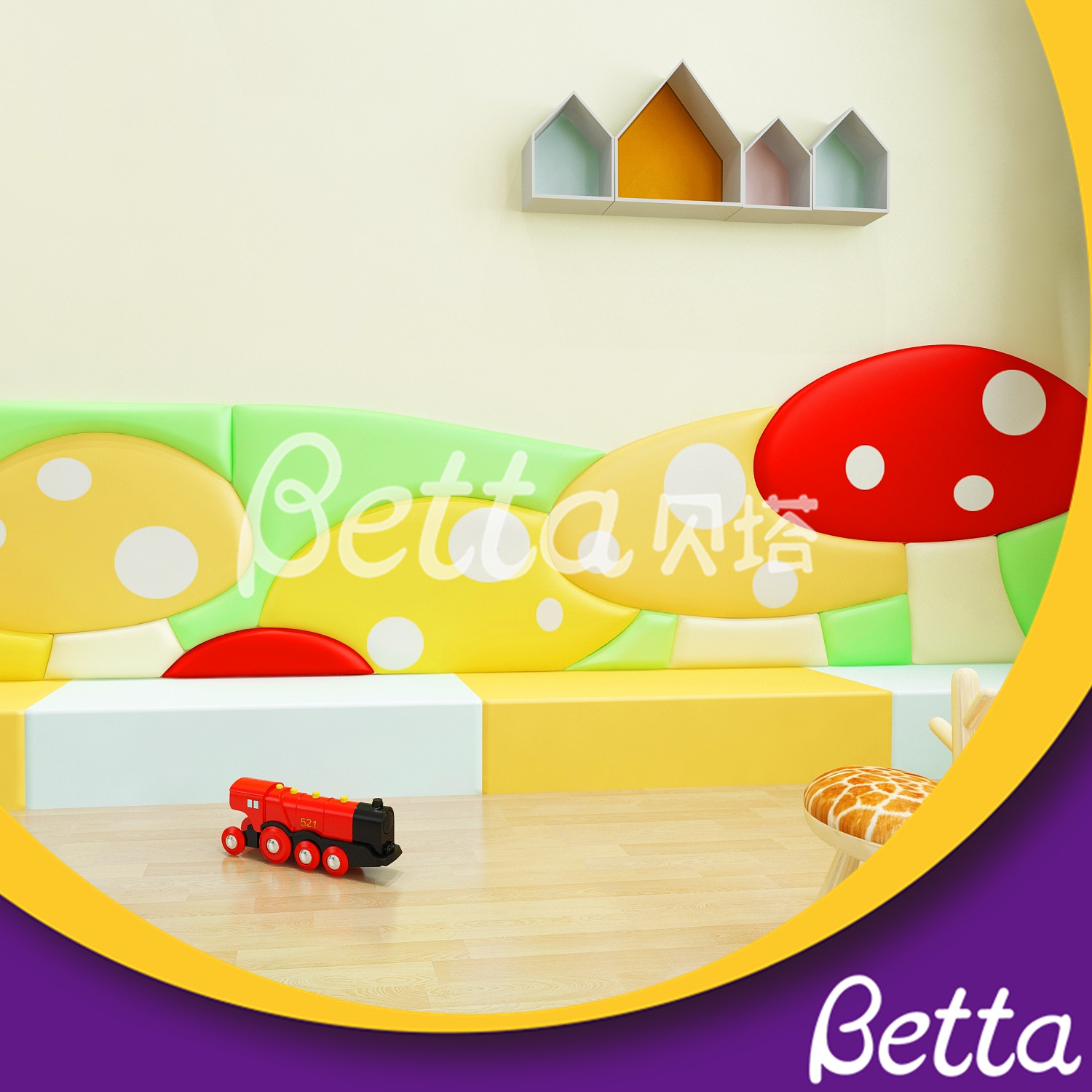 Customized Soft Wall Safety Wall for Kids Room Indoor Playground