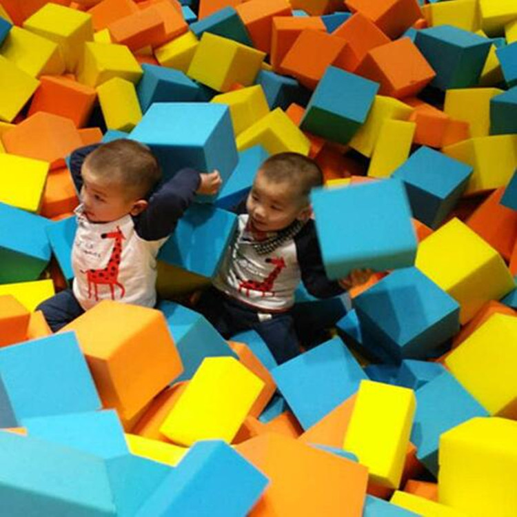 High Resilience Foam Cube For Build Indoor Trampoline Location Durable
