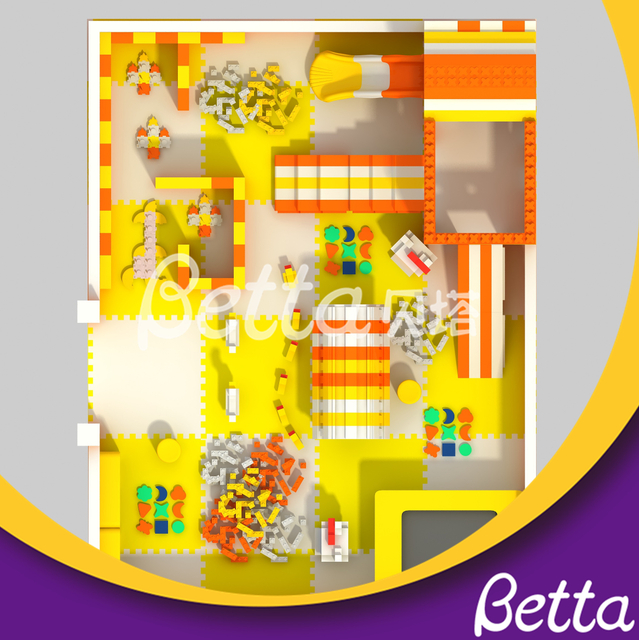 DIY Epp Foam Building Block لعبة تعليمية للأطفال في الملعب الداخلي