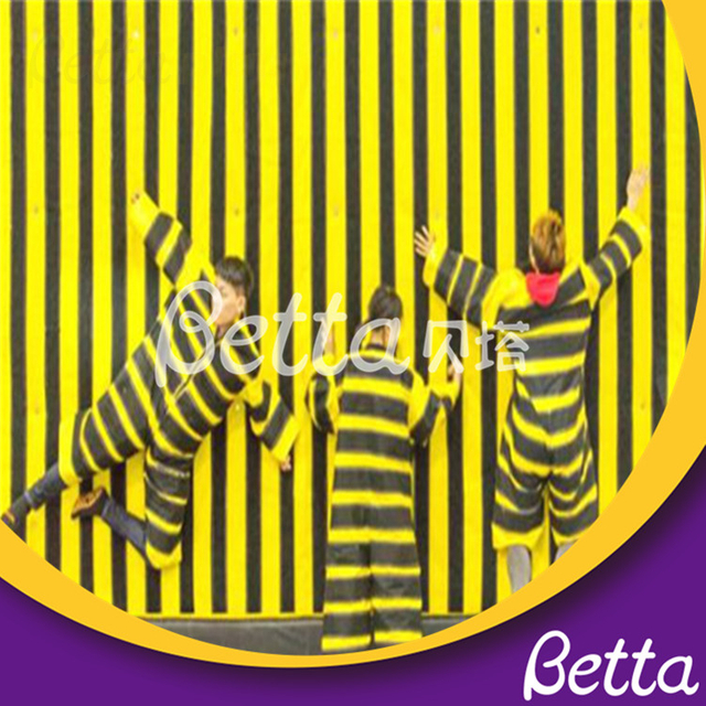  حديقة الترامبولين الترفيهية متعددة الوظائف مع جدار العنكبوت