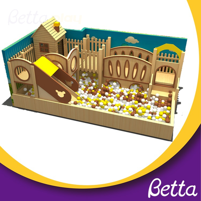 Детская зона для игр на Филиппинах, деревянное небольшое коммерческое оборудование для закрытых игровых площадок