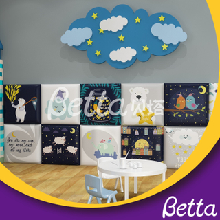 Soft Wall Customized Safety Good Night Wall for Kids Room