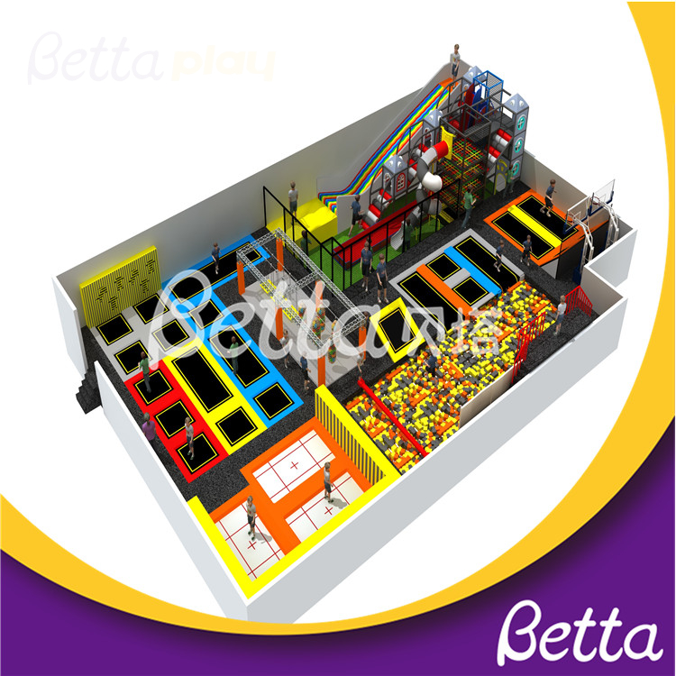 Bettaplay Customized Trampolines Park for Indoor Playground