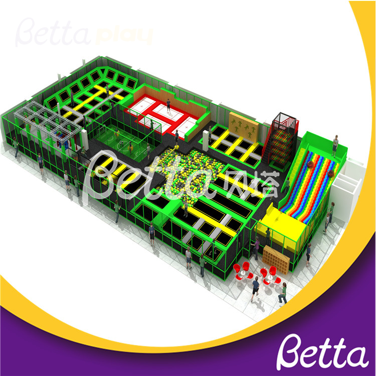 Bettaplay Customized Large Trampolines Park for Indoor Playground