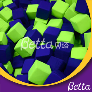 Bettaplay cube foams cover and foam cube foam pit in indoor playground 